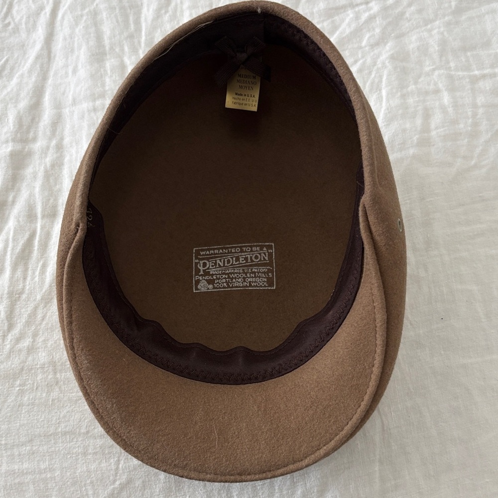 Pendleton Classic Wool Flat Cap in Brown - image 7
